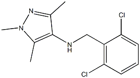 N-[(2,6-dichlorophenyl)methyl]-1,3,5-trimethyl-1H-pyrazol-4-amine Structure