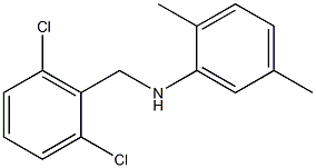 N-[(2,6-dichlorophenyl)methyl]-2,5-dimethylaniline Structure