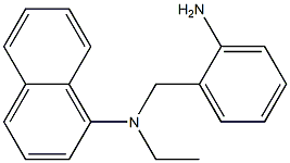 N-[(2-aminophenyl)methyl]-N-ethylnaphthalen-1-amine,,结构式