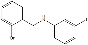  N-[(2-bromophenyl)methyl]-3-iodoaniline