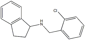 N-[(2-chlorophenyl)methyl]-2,3-dihydro-1H-inden-1-amine Structure