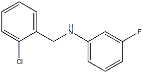 N-[(2-chlorophenyl)methyl]-3-fluoroaniline Structure