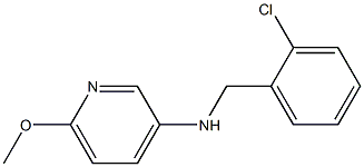 N-[(2-chlorophenyl)methyl]-6-methoxypyridin-3-amine,,结构式