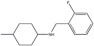 N-[(2-fluorophenyl)methyl]-4-methylcyclohexan-1-amine,,结构式