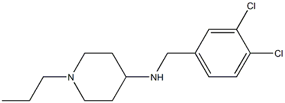  N-[(3,4-dichlorophenyl)methyl]-1-propylpiperidin-4-amine