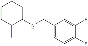 N-[(3,4-difluorophenyl)methyl]-2-methylcyclohexan-1-amine 化学構造式