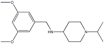  N-[(3,5-dimethoxyphenyl)methyl]-1-(propan-2-yl)piperidin-4-amine