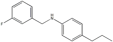  N-[(3-fluorophenyl)methyl]-4-propylaniline