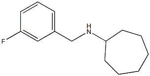 N-[(3-fluorophenyl)methyl]cycloheptanamine