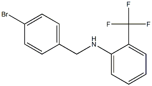 N-[(4-bromophenyl)methyl]-2-(trifluoromethyl)aniline