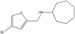 N-[(4-bromothiophen-2-yl)methyl]cycloheptanamine 结构式