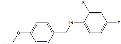 N-[(4-ethoxyphenyl)methyl]-2,4-difluoroaniline Struktur