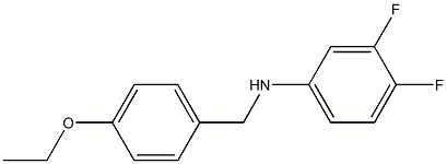 N-[(4-ethoxyphenyl)methyl]-3,4-difluoroaniline Structure