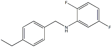 N-[(4-ethylphenyl)methyl]-2,5-difluoroaniline Structure