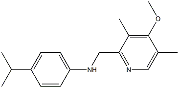  N-[(4-methoxy-3,5-dimethylpyridin-2-yl)methyl]-4-(propan-2-yl)aniline