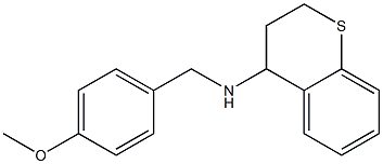 N-[(4-methoxyphenyl)methyl]-3,4-dihydro-2H-1-benzothiopyran-4-amine