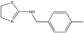 N-[(4-methylphenyl)methyl]-4,5-dihydro-1,3-thiazol-2-amine Structure