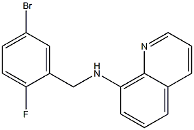 N-[(5-bromo-2-fluorophenyl)methyl]quinolin-8-amine