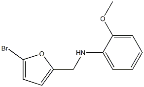 N-[(5-bromofuran-2-yl)methyl]-2-methoxyaniline Struktur