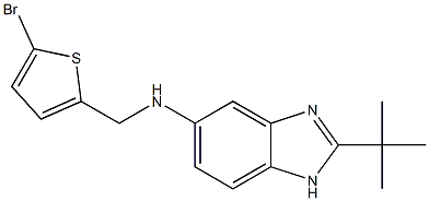 N-[(5-bromothiophen-2-yl)methyl]-2-tert-butyl-1H-1,3-benzodiazol-5-amine