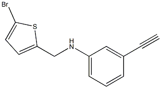 N-[(5-bromothiophen-2-yl)methyl]-3-ethynylaniline