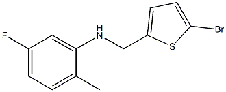  N-[(5-bromothiophen-2-yl)methyl]-5-fluoro-2-methylaniline