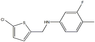  N-[(5-chlorothiophen-2-yl)methyl]-3-fluoro-4-methylaniline