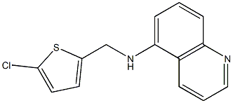 N-[(5-chlorothiophen-2-yl)methyl]quinolin-5-amine Structure