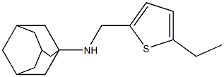 N-[(5-ethylthiophen-2-yl)methyl]adamantan-1-amine Struktur