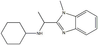 N-[1-(1-methyl-1H-1,3-benzodiazol-2-yl)ethyl]cyclohexanamine