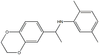 N-[1-(2,3-dihydro-1,4-benzodioxin-6-yl)ethyl]-2,5-dimethylaniline