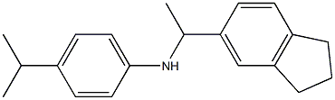  N-[1-(2,3-dihydro-1H-inden-5-yl)ethyl]-4-(propan-2-yl)aniline