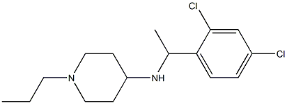 N-[1-(2,4-dichlorophenyl)ethyl]-1-propylpiperidin-4-amine