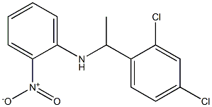 N-[1-(2,4-dichlorophenyl)ethyl]-2-nitroaniline Structure