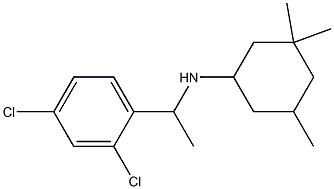 N-[1-(2,4-dichlorophenyl)ethyl]-3,3,5-trimethylcyclohexan-1-amine Structure