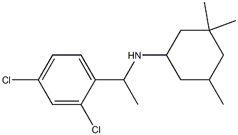 N-[1-(2,4-dichlorophenyl)ethyl]-3,3,5-trimethylcyclohexan-1-amine Struktur