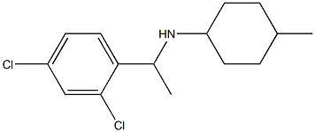 N-[1-(2,4-dichlorophenyl)ethyl]-4-methylcyclohexan-1-amine Structure