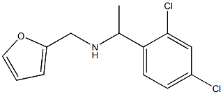 N-[1-(2,4-dichlorophenyl)ethyl]-N-(2-furylmethyl)amine,,结构式