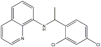 N-[1-(2,4-dichlorophenyl)ethyl]quinolin-8-amine Structure