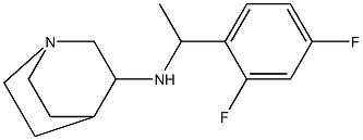 N-[1-(2,4-difluorophenyl)ethyl]-1-azabicyclo[2.2.2]octan-3-amine Struktur