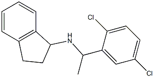 N-[1-(2,5-dichlorophenyl)ethyl]-2,3-dihydro-1H-inden-1-amine