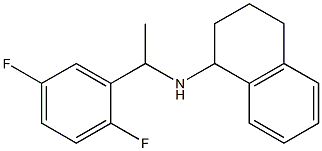 N-[1-(2,5-difluorophenyl)ethyl]-1,2,3,4-tetrahydronaphthalen-1-amine,,结构式