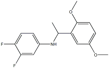 N-[1-(2,5-dimethoxyphenyl)ethyl]-3,4-difluoroaniline|