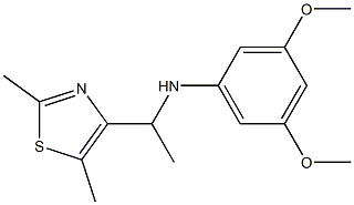 N-[1-(2,5-dimethyl-1,3-thiazol-4-yl)ethyl]-3,5-dimethoxyaniline