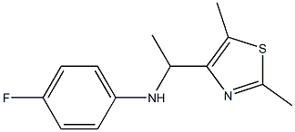 N-[1-(2,5-dimethyl-1,3-thiazol-4-yl)ethyl]-4-fluoroaniline