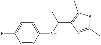  N-[1-(2,5-dimethyl-1,3-thiazol-4-yl)ethyl]-4-fluoroaniline