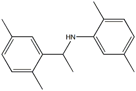 N-[1-(2,5-dimethylphenyl)ethyl]-2,5-dimethylaniline Struktur