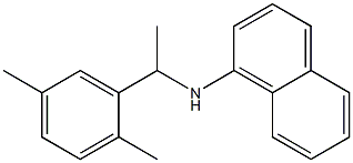 N-[1-(2,5-dimethylphenyl)ethyl]naphthalen-1-amine Struktur