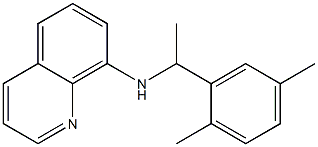 N-[1-(2,5-dimethylphenyl)ethyl]quinolin-8-amine Structure