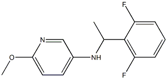 N-[1-(2,6-difluorophenyl)ethyl]-6-methoxypyridin-3-amine Structure